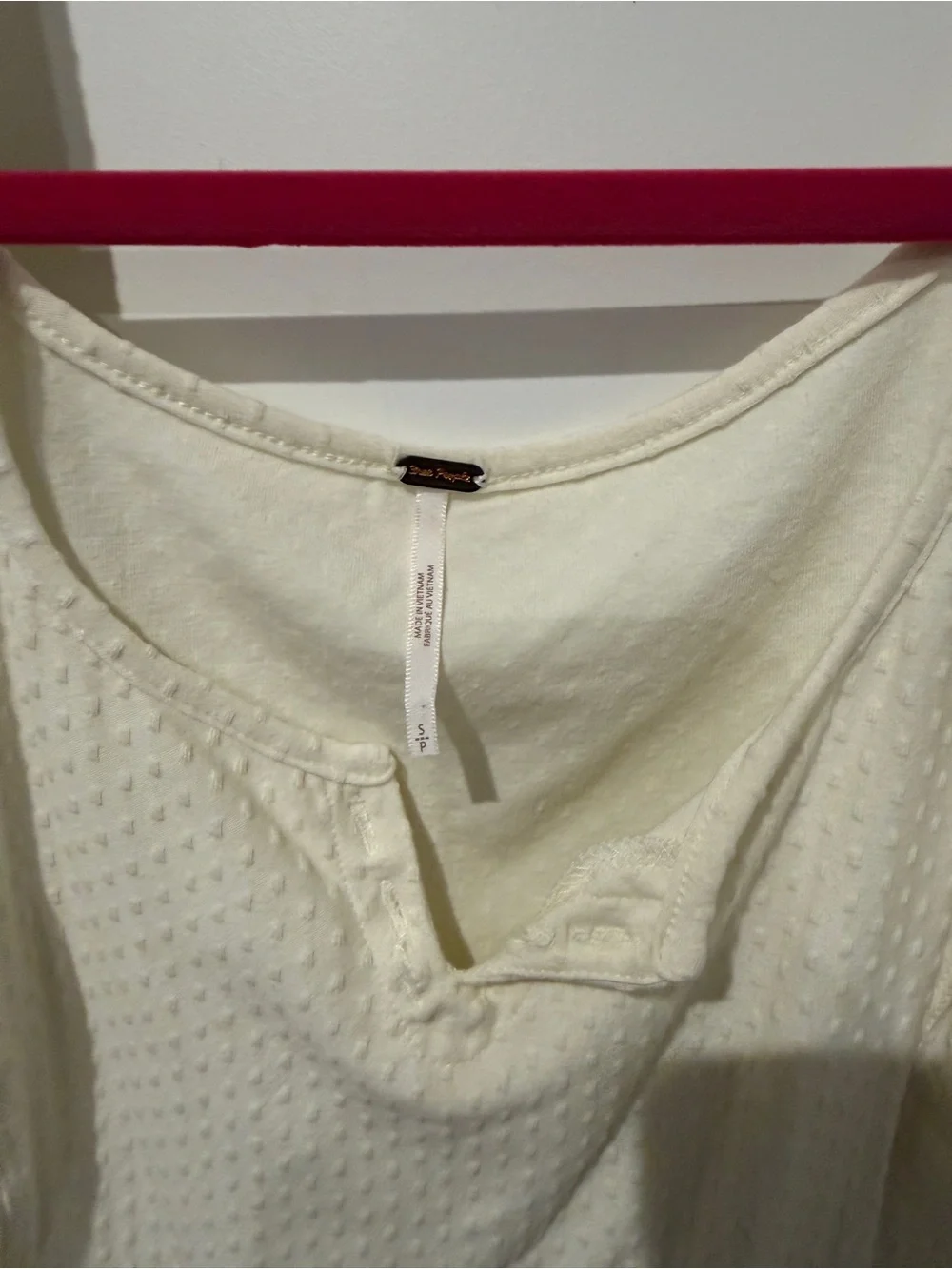 Free People ivory boho